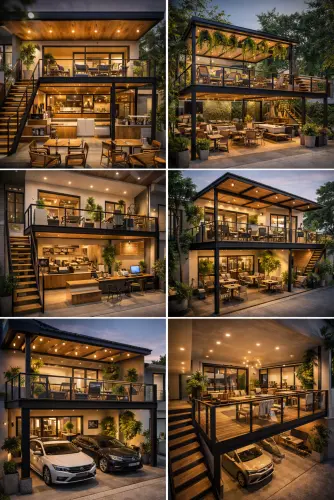 Mezannine Cafe Modern di Cipatat